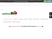 Tablet Screenshot of essenzabio.it